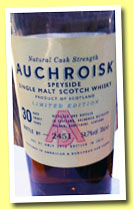 Auchroisk 30 yo 1982/2012 (54.7%, OB, 2976 bottles)